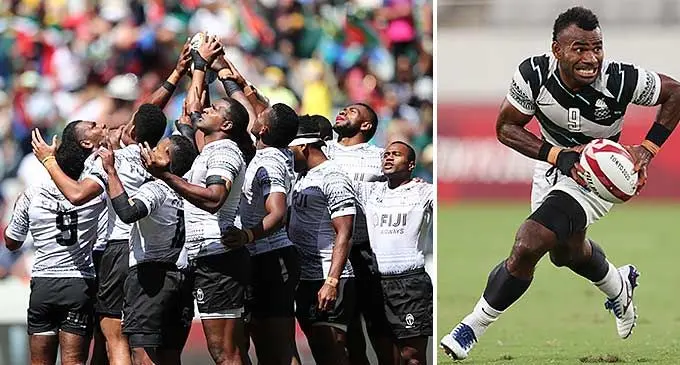 Fiji 7s team and two-time Olympic champion, Jerry Tuwai. Photo: FRU/ Getty Images
