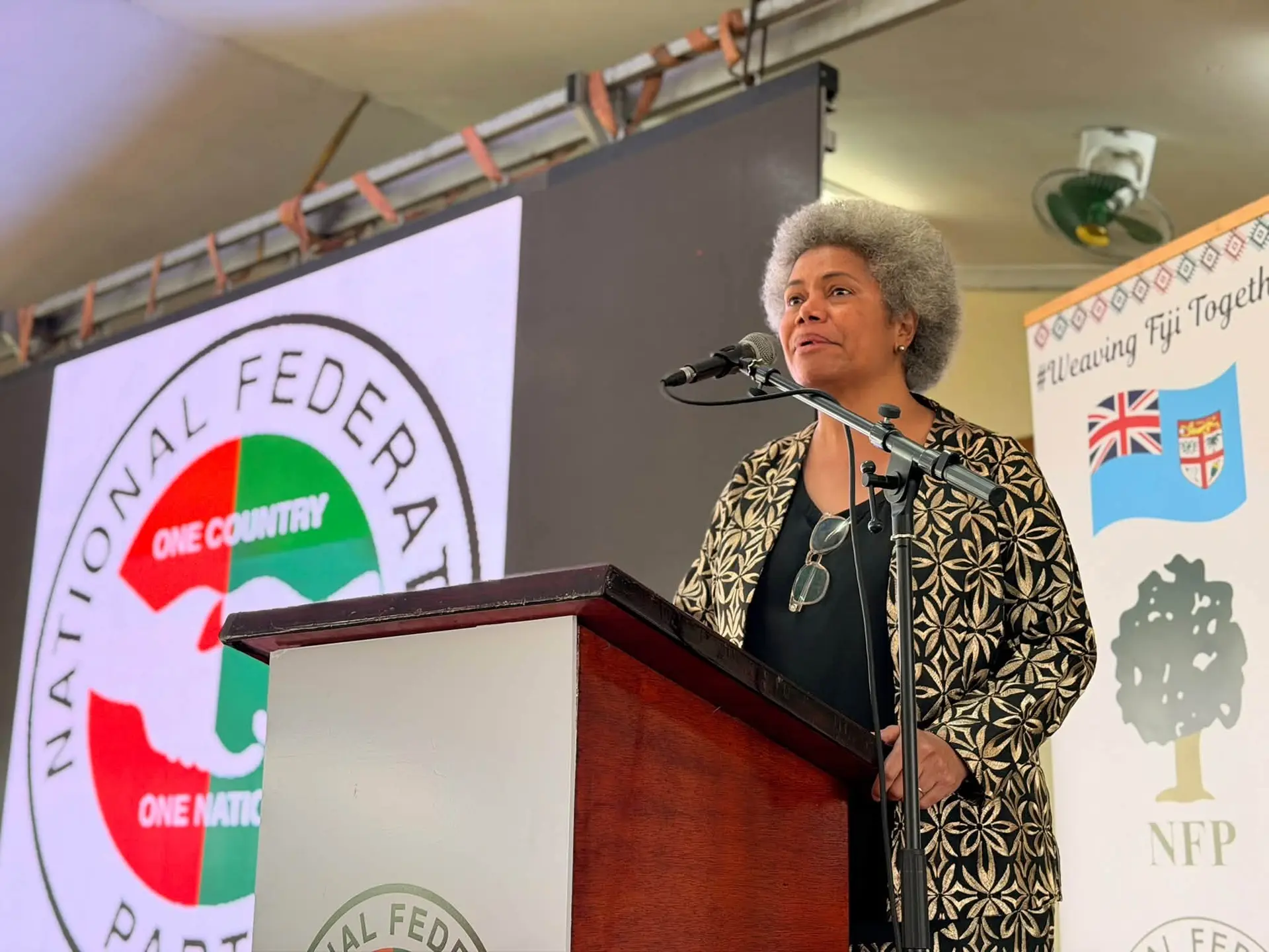 National Federation Party member of parliament Lenora Qereqeretabua.
