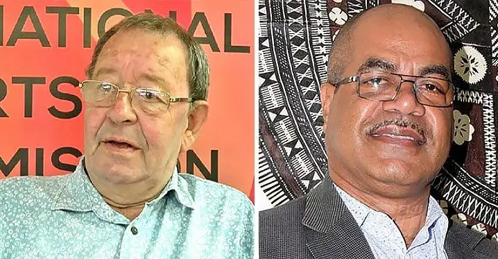 Peter Mazey and Maretino Nemani.