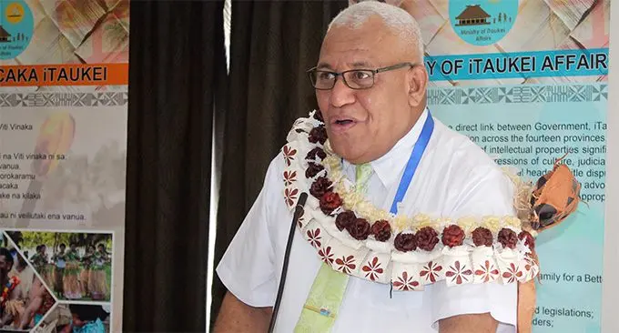 Permanent Secretary for the Ministry of iTaukei Affairs and Ministry and Ministry of Rural and Maritime Meleti Bainimarama.