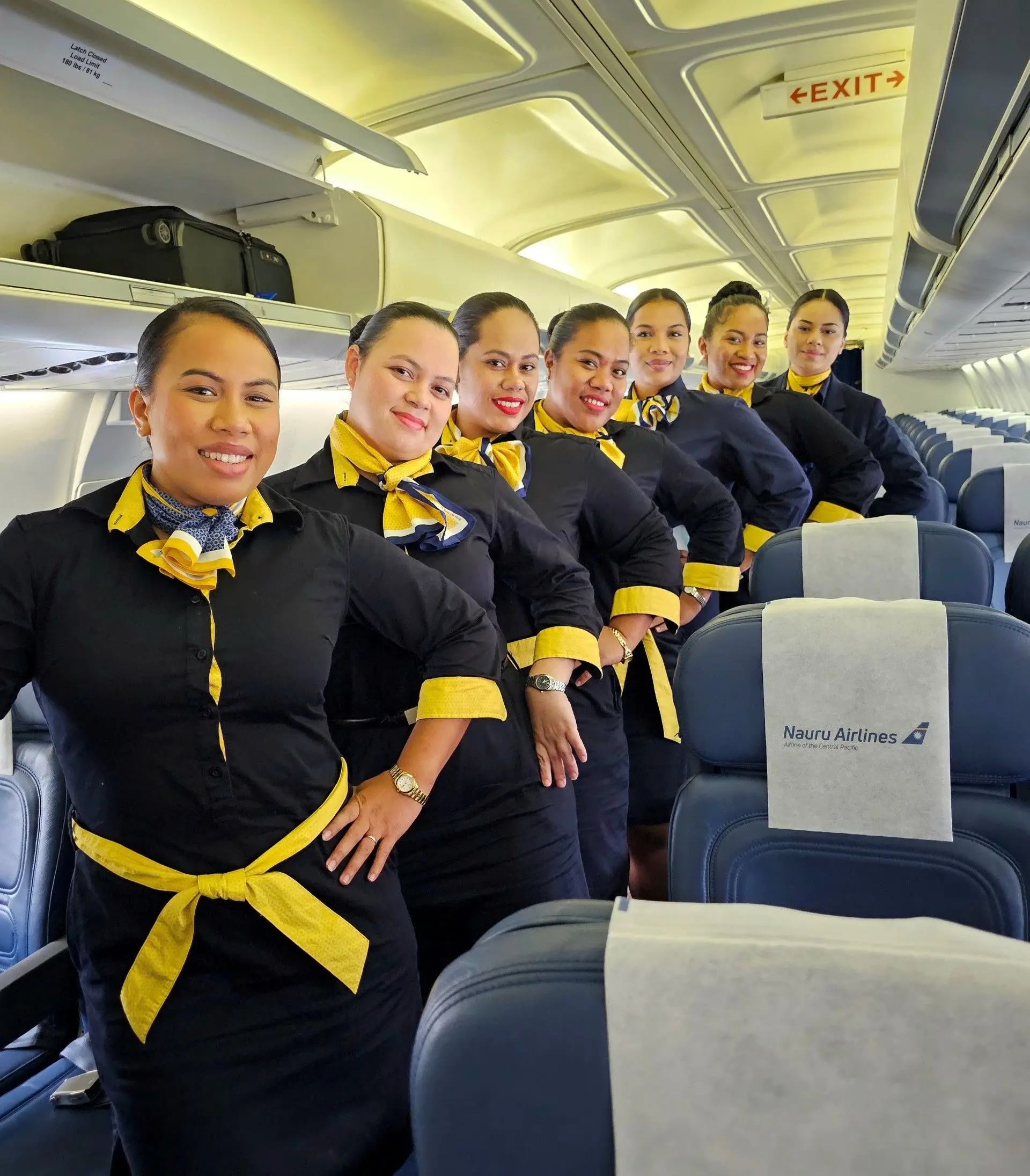 Nauru Airlines Flight Attendants.