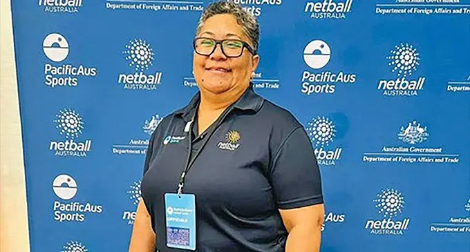 Ruci Camaitoga at the PacificAus Sports series in Gold Coast, Australia on April 23, 2023 . Photo: Netball Fiji