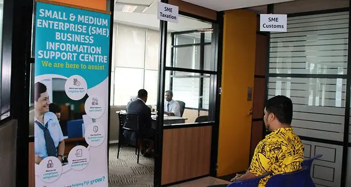 Fiji Revenue and Customs Service, Small and Medium Enterprise (SME) Support Centre.