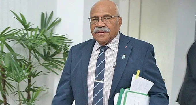 People’s Alliance Party Leader, Sitiveni Rabuka.