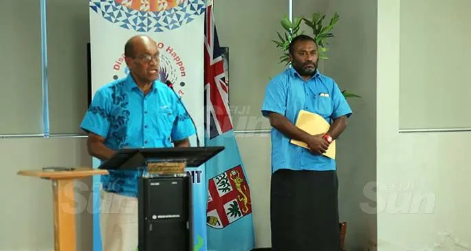 Minister Jone Usamate 