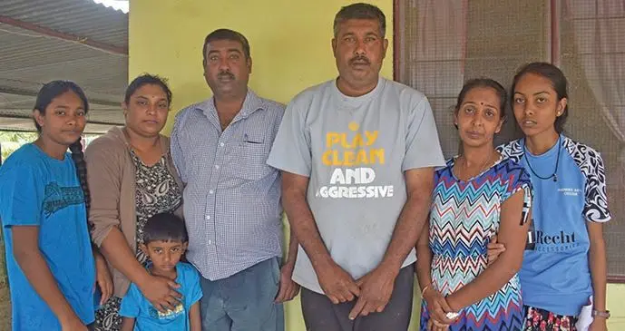 Families of alleged drowning victims 20 year old Avishek Kumar and 14 year old Avish Adhar in Sigatoka.  Photo: Mereleki Nai