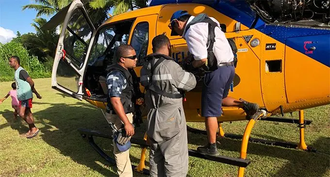 The flight team ready to assist in search efforts. 