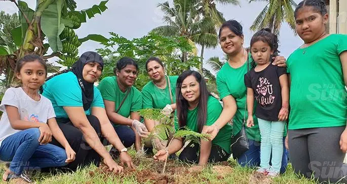 Soroptimist International members with their children at the Sunshine Special School in Lautoka on June 6, 2020. Photo: Nicolette Chambers