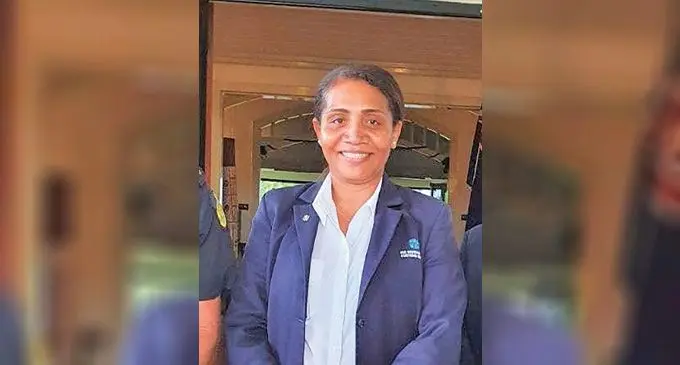 Expert Trainer at World Customs Organisation Asia Pacific office based in Brussels, Akosita Valamalua. 