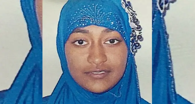 Sixteen-year-old Nikhat Shainaz Vuniwaqa Ismail.