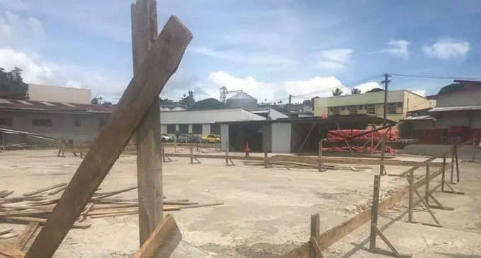 The new building under construction at Amra Street, Walu Bay, Suva on February 26, 2018 Photo: Sheldon Chanel