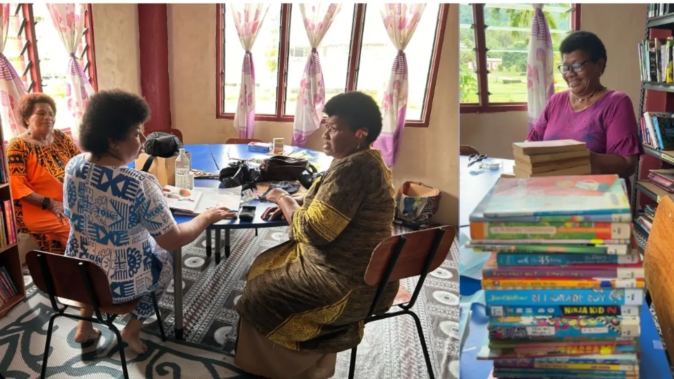 A village Women’s Group near Savusavu has spent more than a year working to create a community library where children can read, learn and explore.