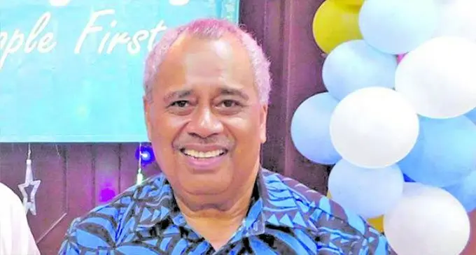 Unity Fiji Party leader Savenaca Narube.
