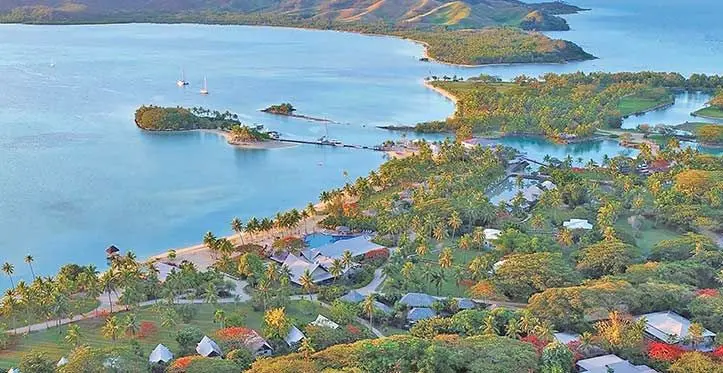 Musket Cove Bay in Malolo.