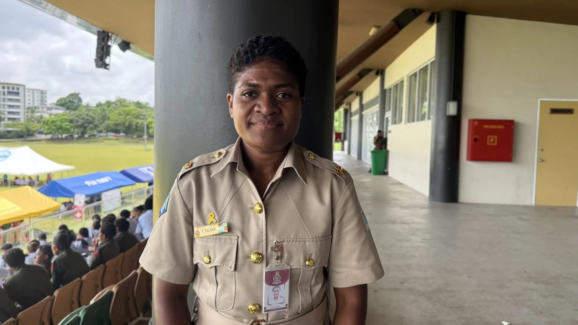 Fiji Corrections Service personnel Serai Vakawale.
