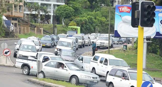 Traffic congestion at Princes Road in Samabula, Suva. Major traffic stakeholders met to solve ongoing traffic congestion issues on the Nausori-Suva corridor.