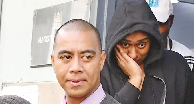 Accused Jean Baleinabuli and Sofia Khan during a court appearance in June this year.Photo: Ronald Kumar