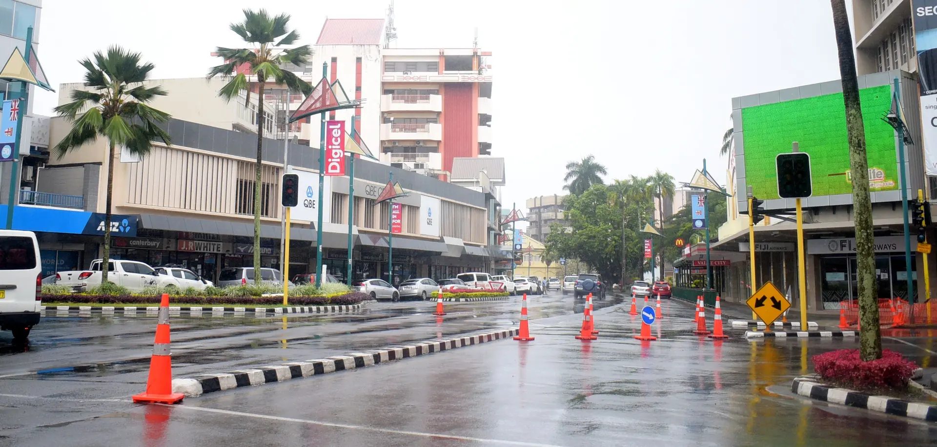Some traffic lights around Suva City are expected to be out of service for five weeks. Photo: Ronald Kumar