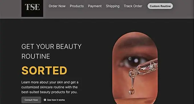 The Skin Edit website.