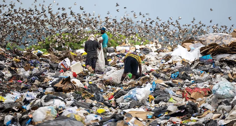 Visitors to the Vunato Rubbish Dump also make their contribution by separating rubbish. Photo: Sereana Salalo 