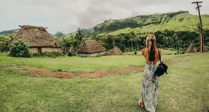 Taking in this incredible scenery at Navala Village. Source: www.alohadeys.com/new-blog/2019/8/15/fiji