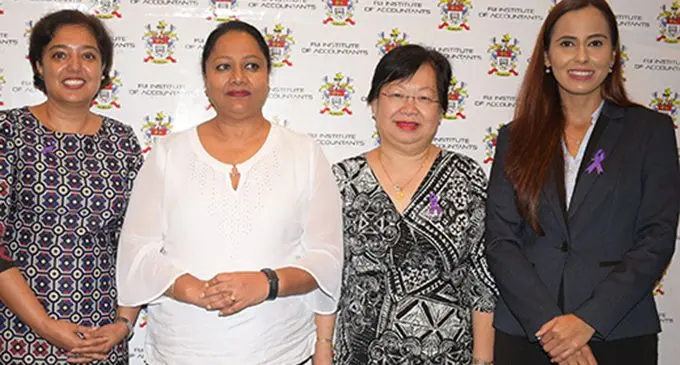 From left Renu Chand, Premila Kumar, Loraine Seeto and Kalpana Lal.