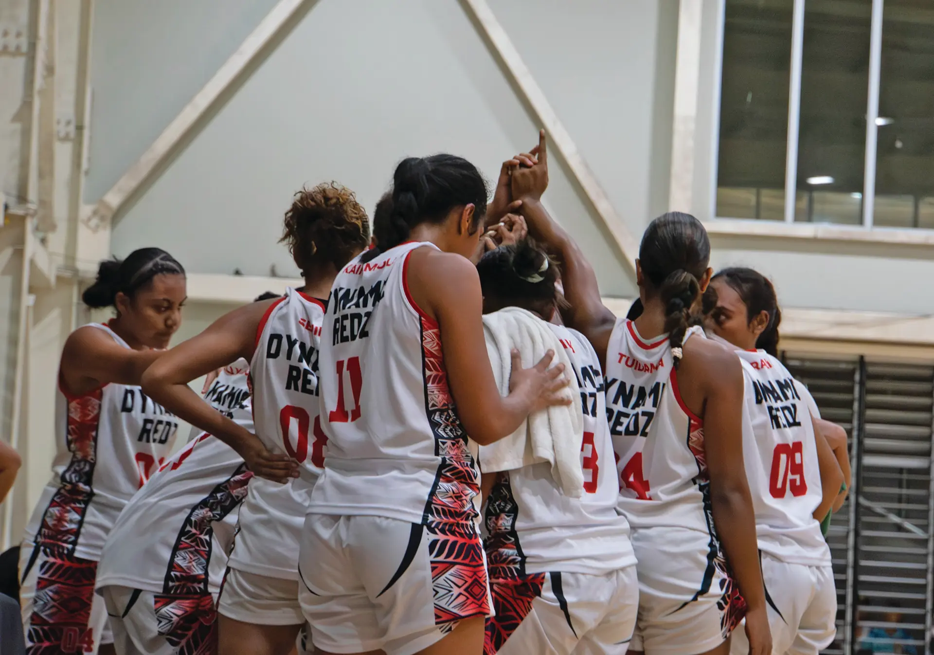 Dynamic Redz women’s basketball team. 