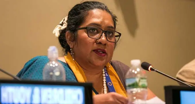 Executive director for Fiji Women's Rights Movement Nalini Singh.