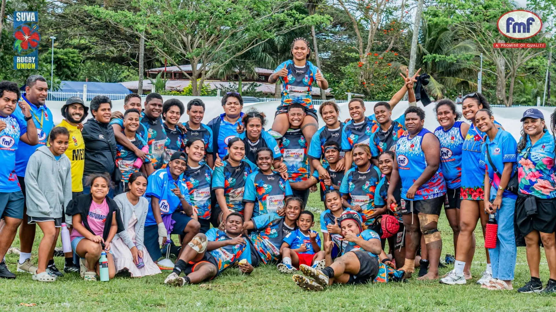 FMF Suva women's rugby team. 