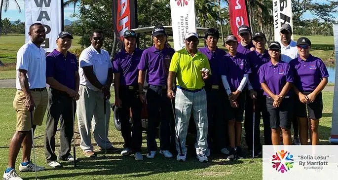 Team Zens Medical and Team Coastal Sigatoka Motors at the charity golfing event held at Denarau Golf and Racquet Club on Denarau Island on July 25, 2020.