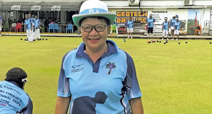 Litia Tikoisuva at Suva Bowling Club on February 24, 2018. Photo: Grace Narayan
