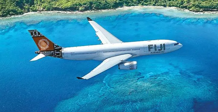 National carrier, Fiji Airways.
