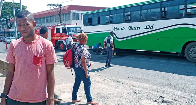 Joeli-Namake-at-the-scene-along-Tukani-street,-Lautoka-where-the-incident-happened-on-May-12,2022.-Photo-