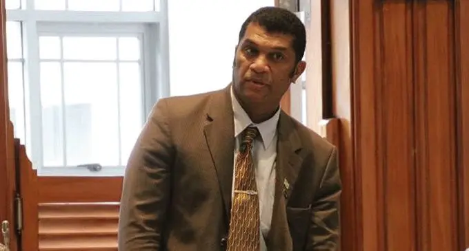 SODELPA MP Aseri Radrodro speaking in Parliament. Photo: Parliament of Fiji.