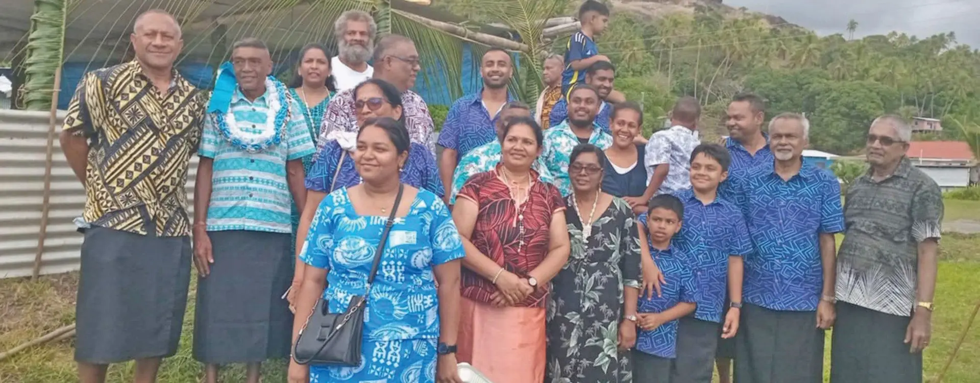 Six generations of Bihari aka (Ratu Timoci Kapaiwai) with Ratu Nimatari Kapaiwai, (great grandson of the late Turaga na Gonesau Ratu Meli Salabogi).
