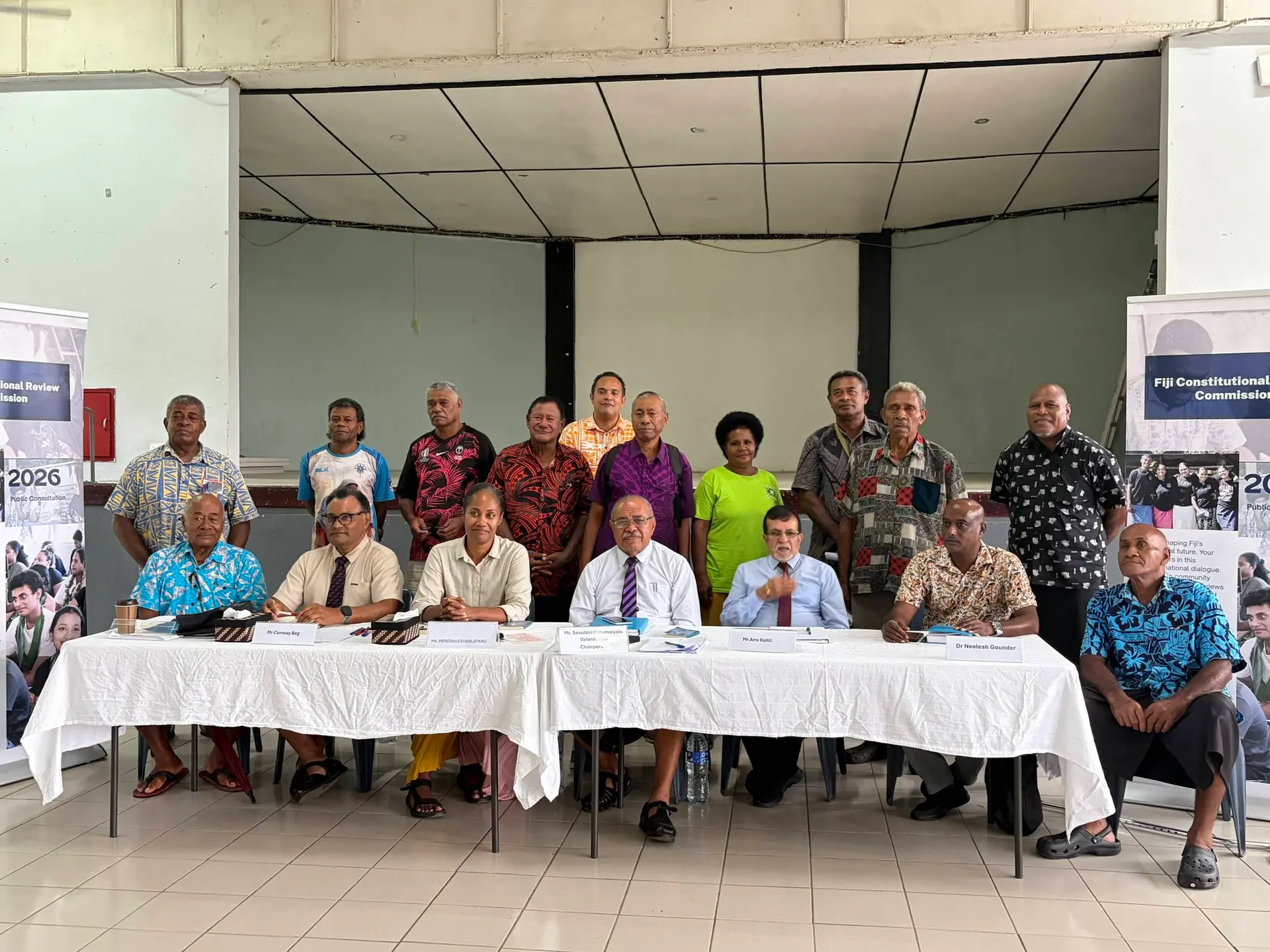 Constitution Review Commission consultation in Labasa on May 23, 2026.