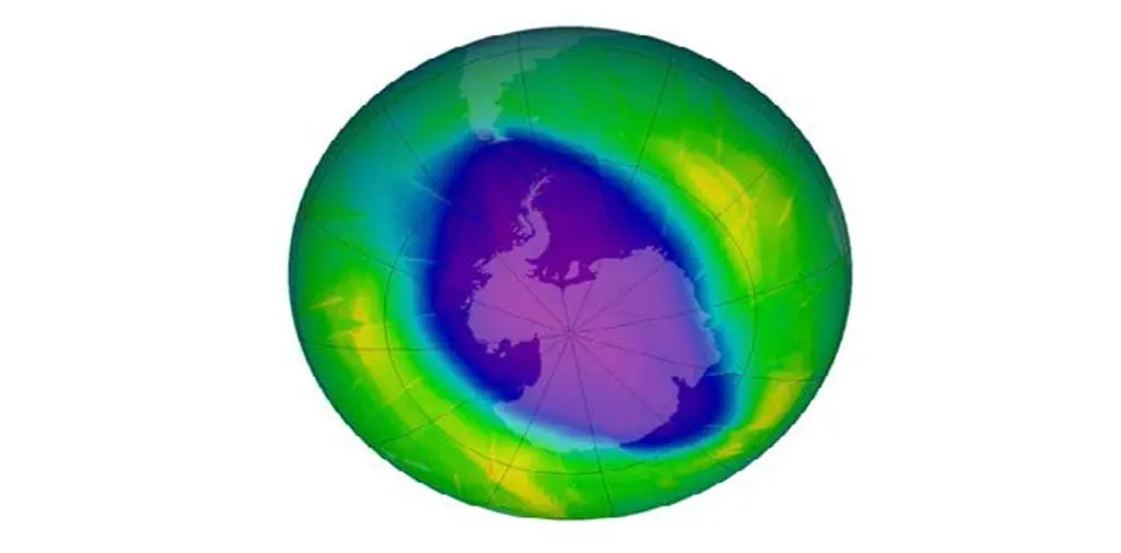 The Antarctic Ozone Hole [Credit: Ozone Secretariat]