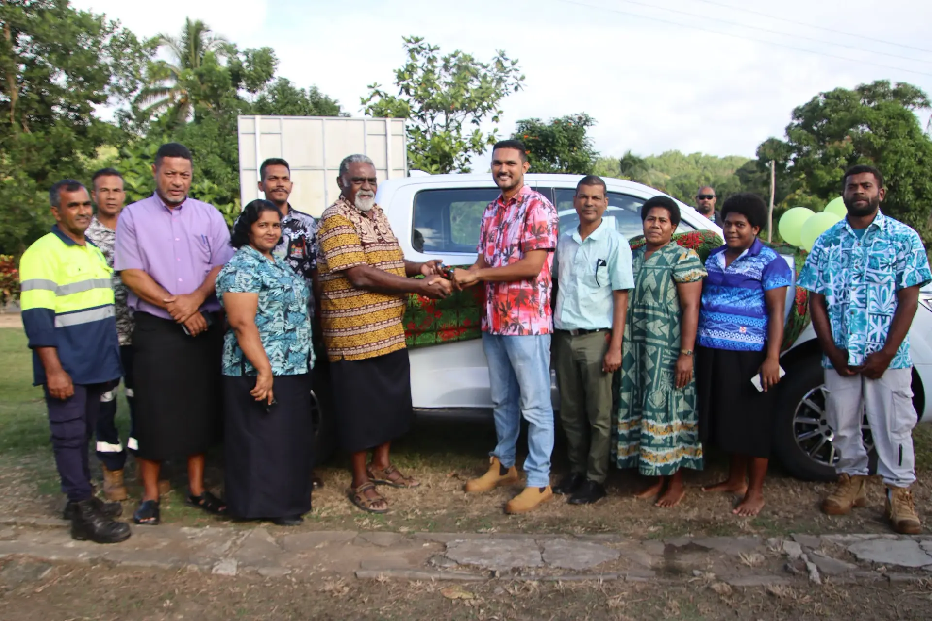 Minister for Sugar Industry Tomasi Tunabuna launches Starlink internet service and commissions a new vehicle at Wainikoro Station in Labasa to strengthen support services for farmers in remote Northern communities.
