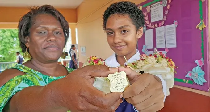 Arieta Voli, with daughter Maria Ali. Photo: Wati Talebula-Nuku