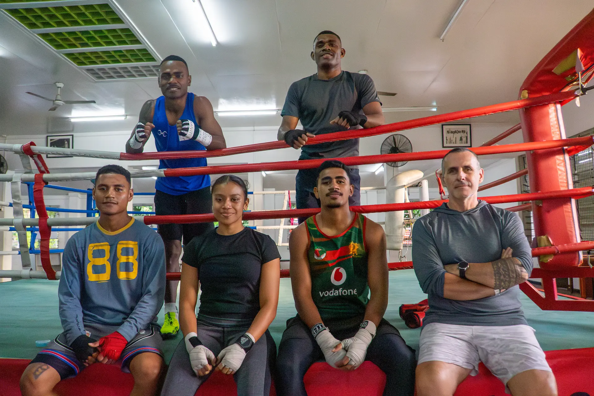 Fiji amateur boxers 