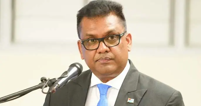 Permanent Secretary for Foreign Affairs Yogesh Karan.