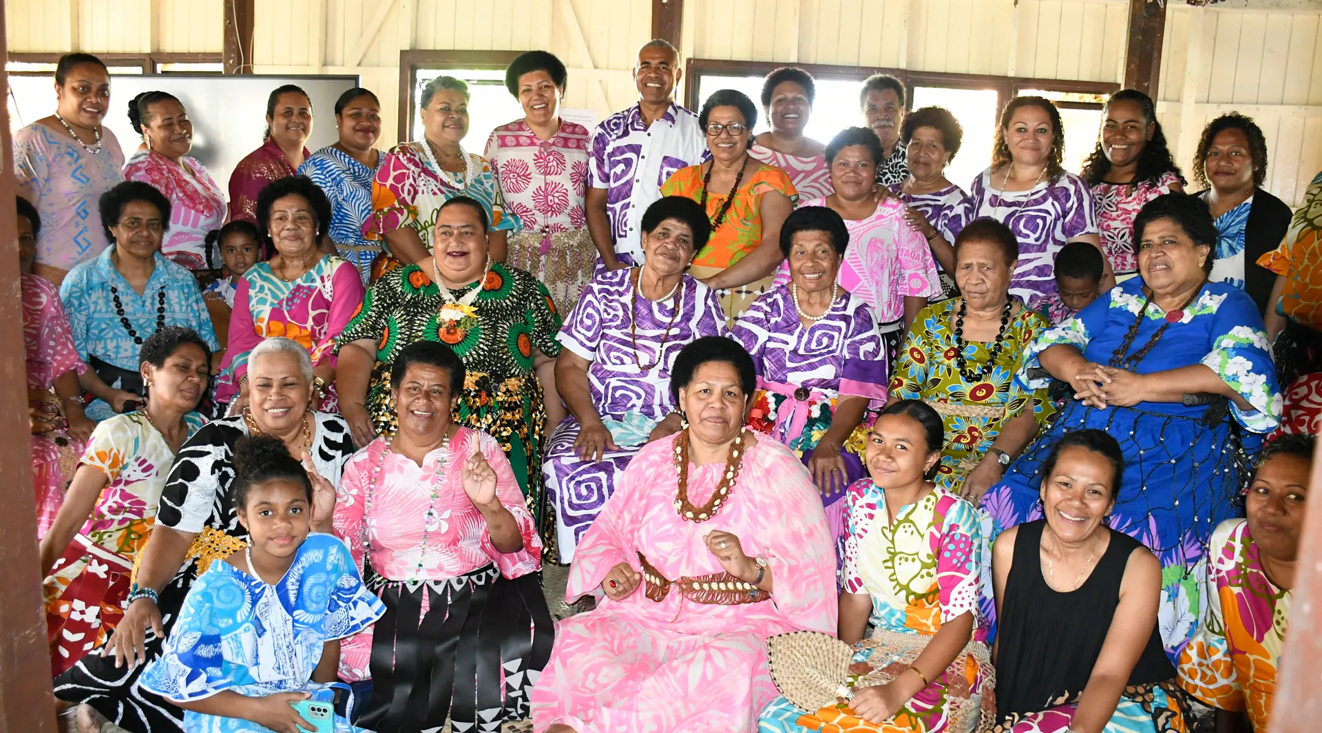 Soqosoqo Vakamarama Tubou-i-wai members during the fundrising in Nabua, Suva on October 12, 2026. 