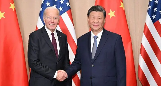 Chinese President Xi Jinping meets with U.S. President Joe Biden in Lima, Peru, November 16, 2024. /Xinhua