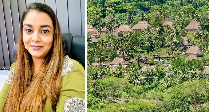 Priyanka Dharshani and Navala village in the province of Ba.