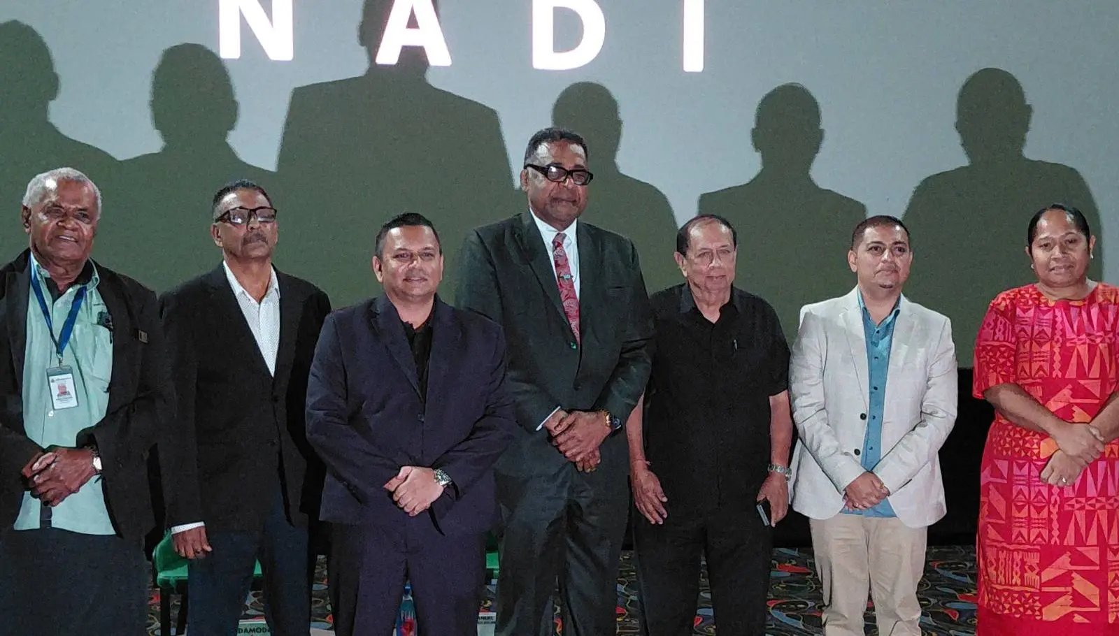 Damodar Group of Companies CEO Div Damodar, third from left, with Minister for Finance, Commerce and Business Development Esrom Immanuel, middle, and Founder of Damodar Group of Companies Dayanand Damodar with representatives from the Ministry of Tourism and Nadi Chamber of Commerce. Photo: Zaheen Bi