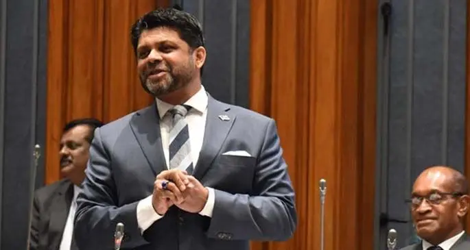 Attorney-General and Minister for Economy Aiyaz Sayed-Khaiyum during the Parliament sitting last week. Photo: Parliament of the Republic of Fiji