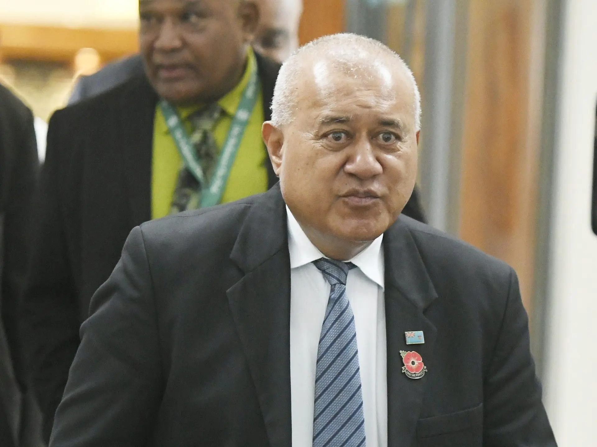 Newly appointed Communications Minister Ioane Naivalurua in Parliament on November 5, 2025.