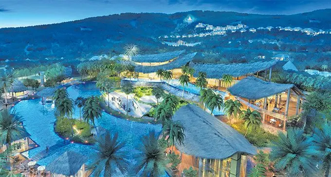 An artist’s impression of the proposed Freesoul Real Estate Development Limited development on Malolo Island
