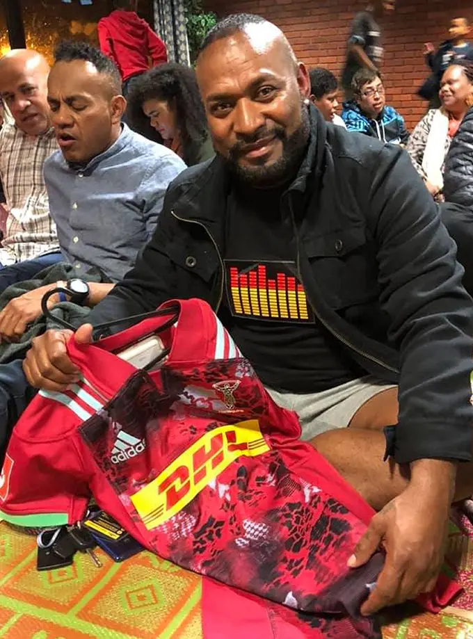 A member of the Fijian community in the UK during their meeting in London. Photo: Sekonaia Kalou