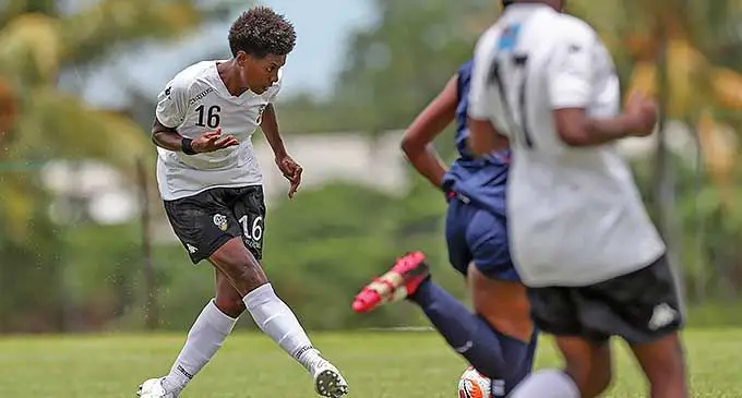 Fiji women’s football striker Sofi Diyalowai on February 7, 2024. Photo: OFC Media